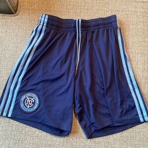 Men’s Adidas Climalite NYCFC Soccer Shorts - Size M